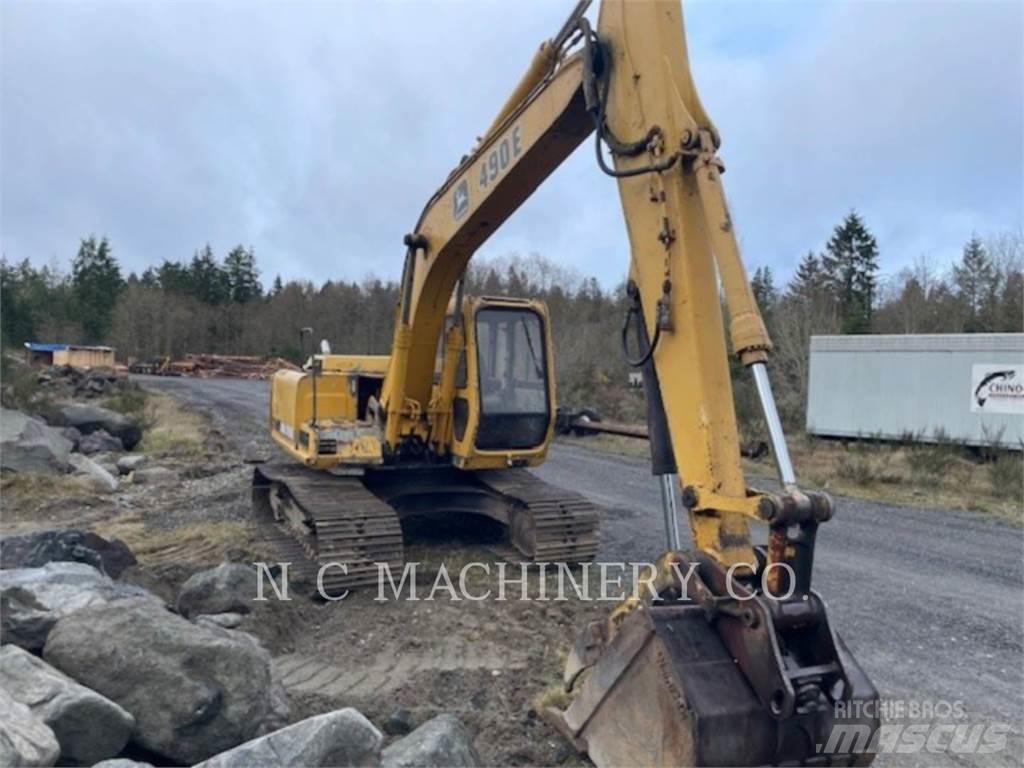 John Deere 490E Beltegraver