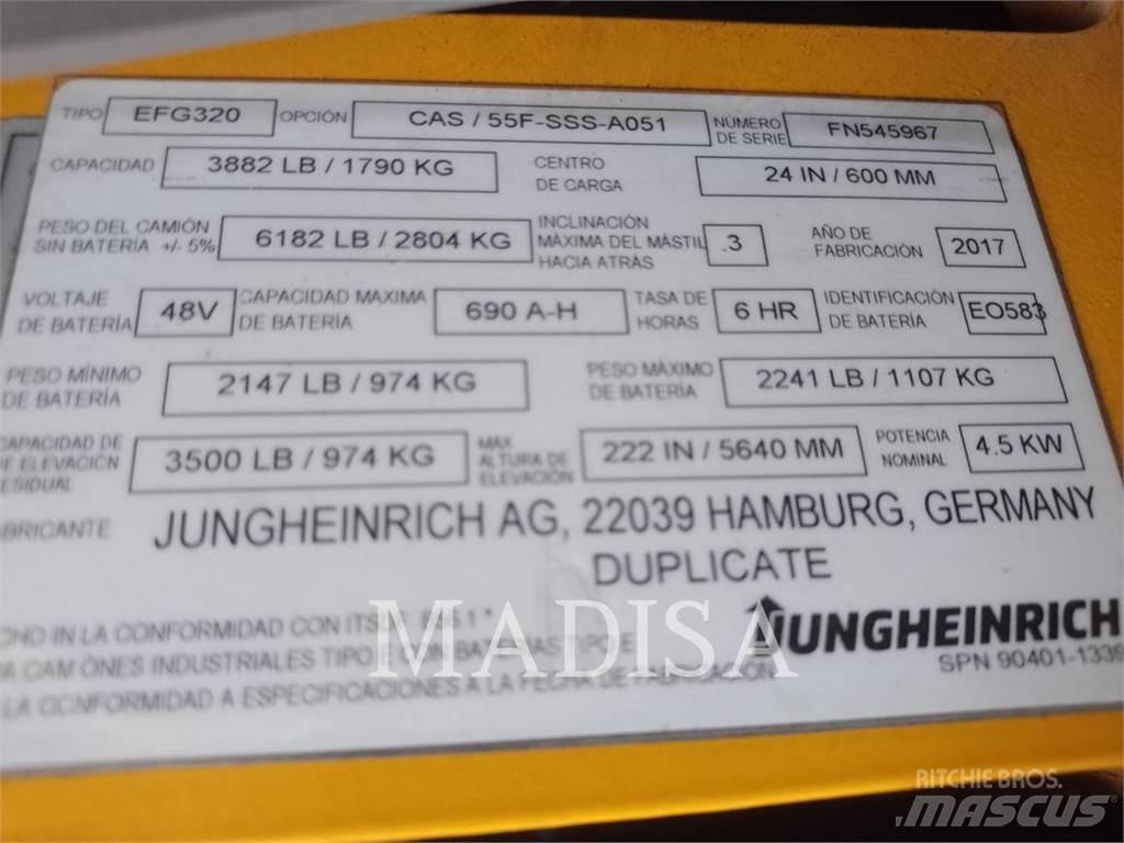 Jungheinrich EFG320-48V Gaffeltrucker - Annet