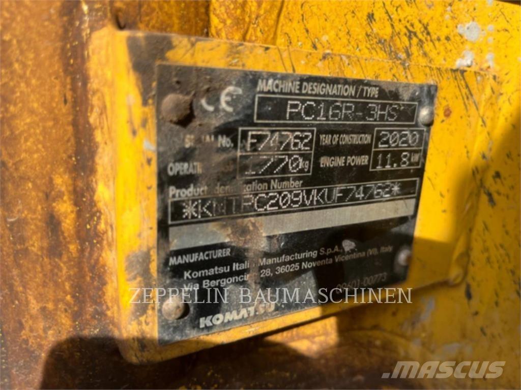 Komatsu PC16R Beltegraver