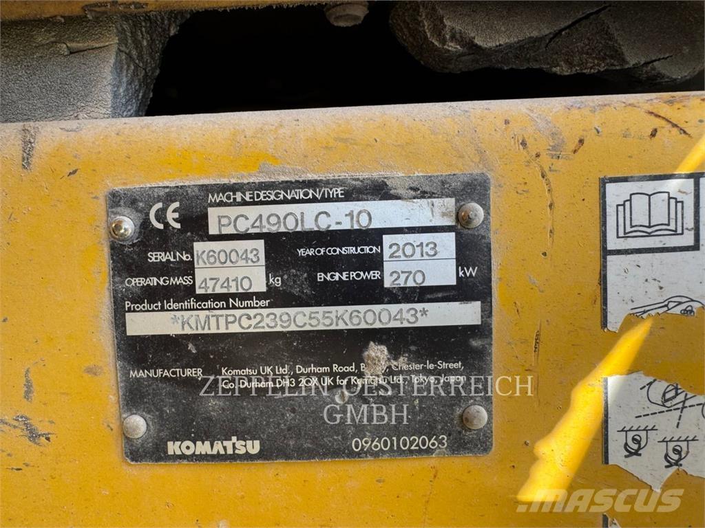 Komatsu PC490LC-10 Beltegraver