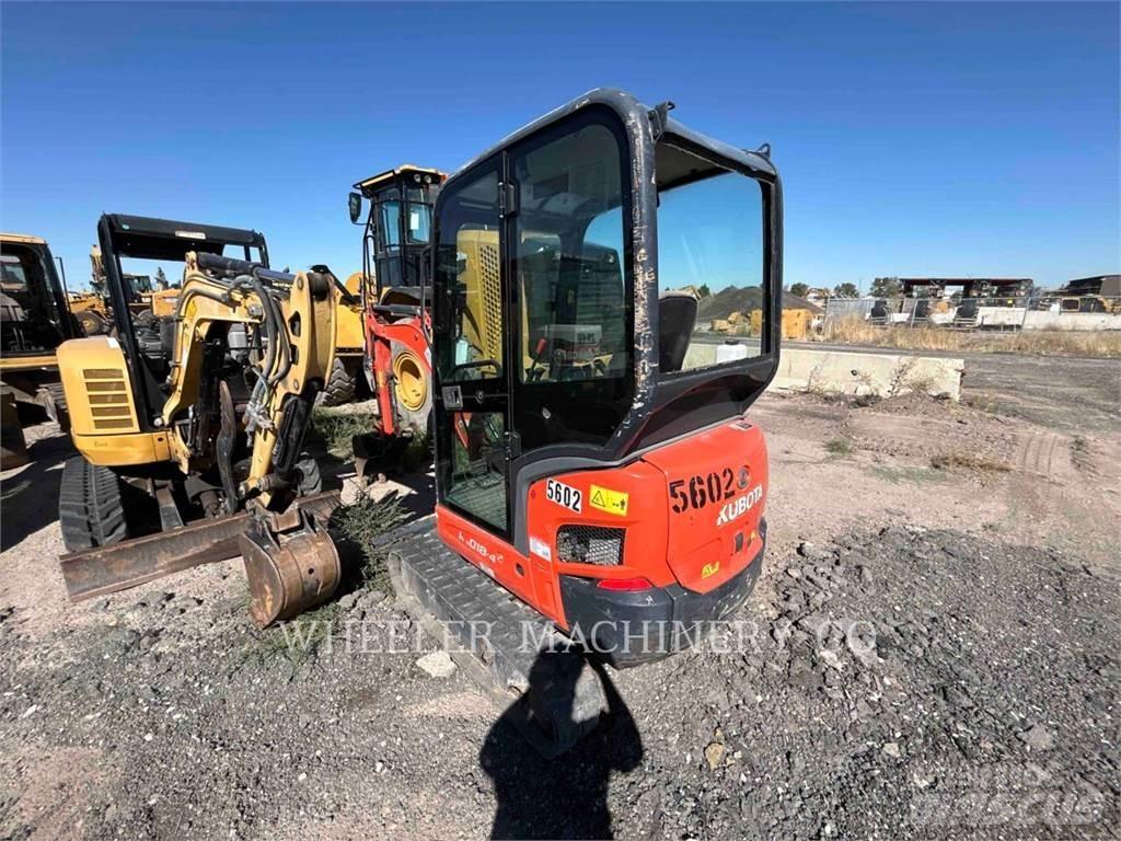 Kubota KX018-4 Beltegraver