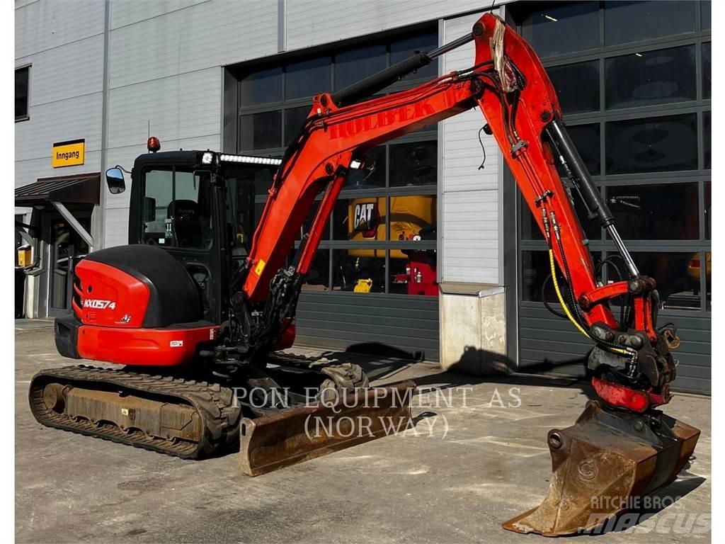 Kubota KX57 Beltegraver