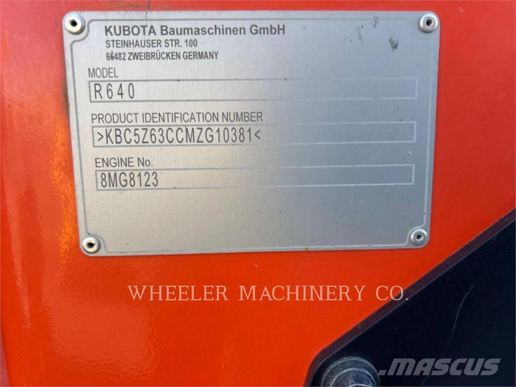 Kubota R640 CWL Hjullastere