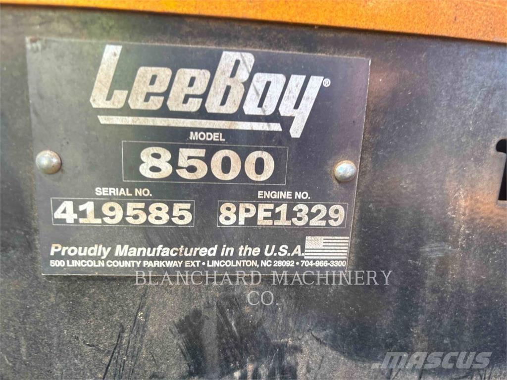 LeeBoy 8500E Asfaltutleggere