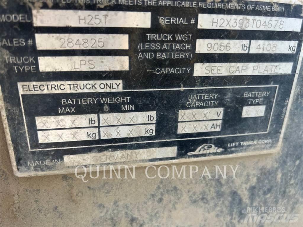 Linde H25T Gaffeltrucker - Annet