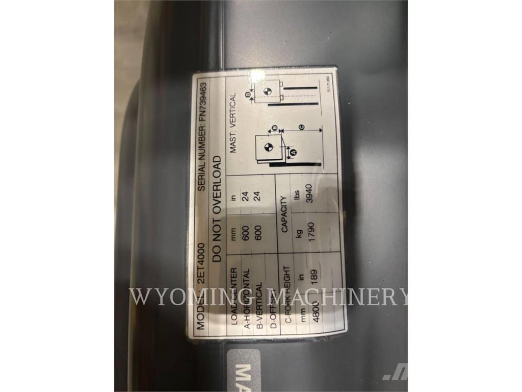 Mitsubishi 2ET4000 Elektriske trucker