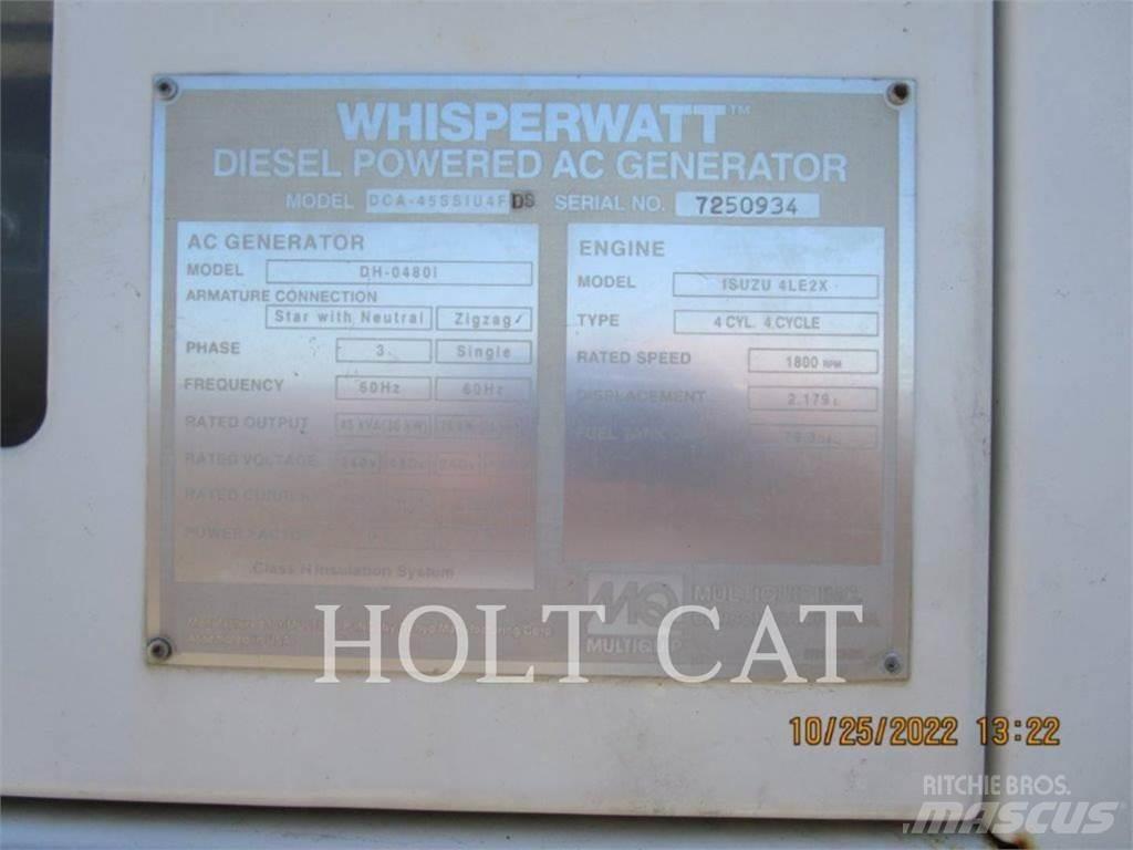 MultiQuip DCA45SSIU4F Andre Generatorer