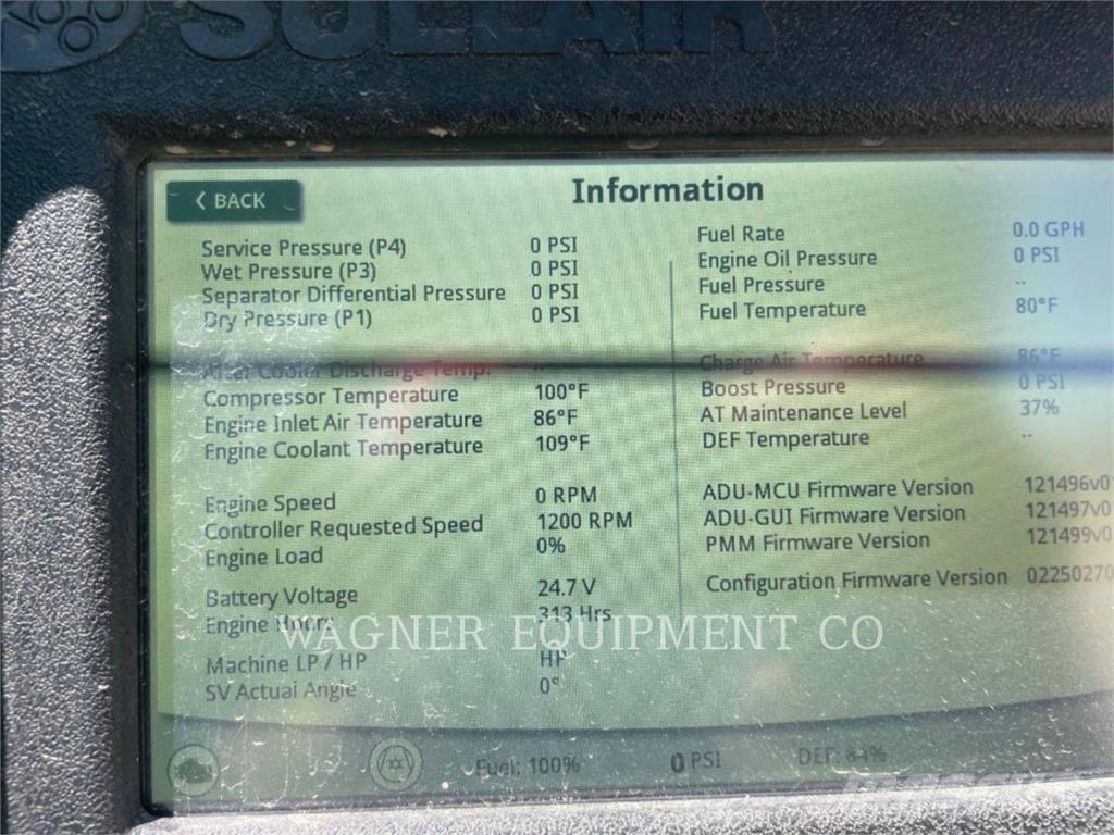 Sullair 800HH-900H Lufttørker kompressorer