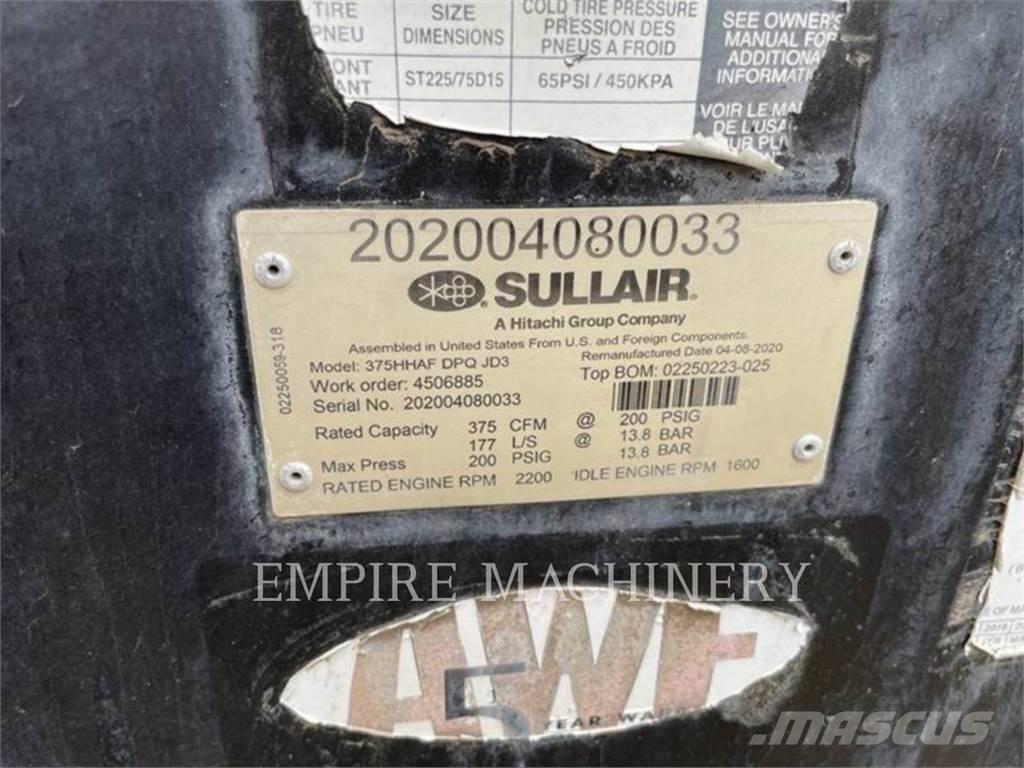 Sullair DPQ375HHAF Kompressorer