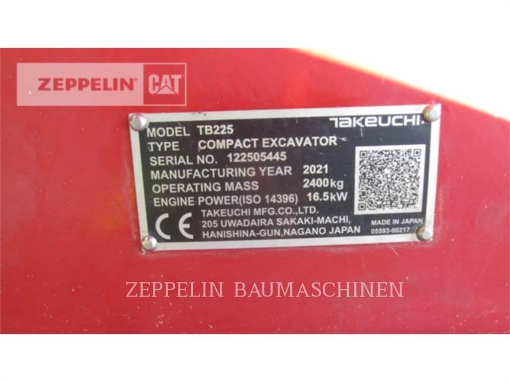 Takeuchi TB225 Beltegraver