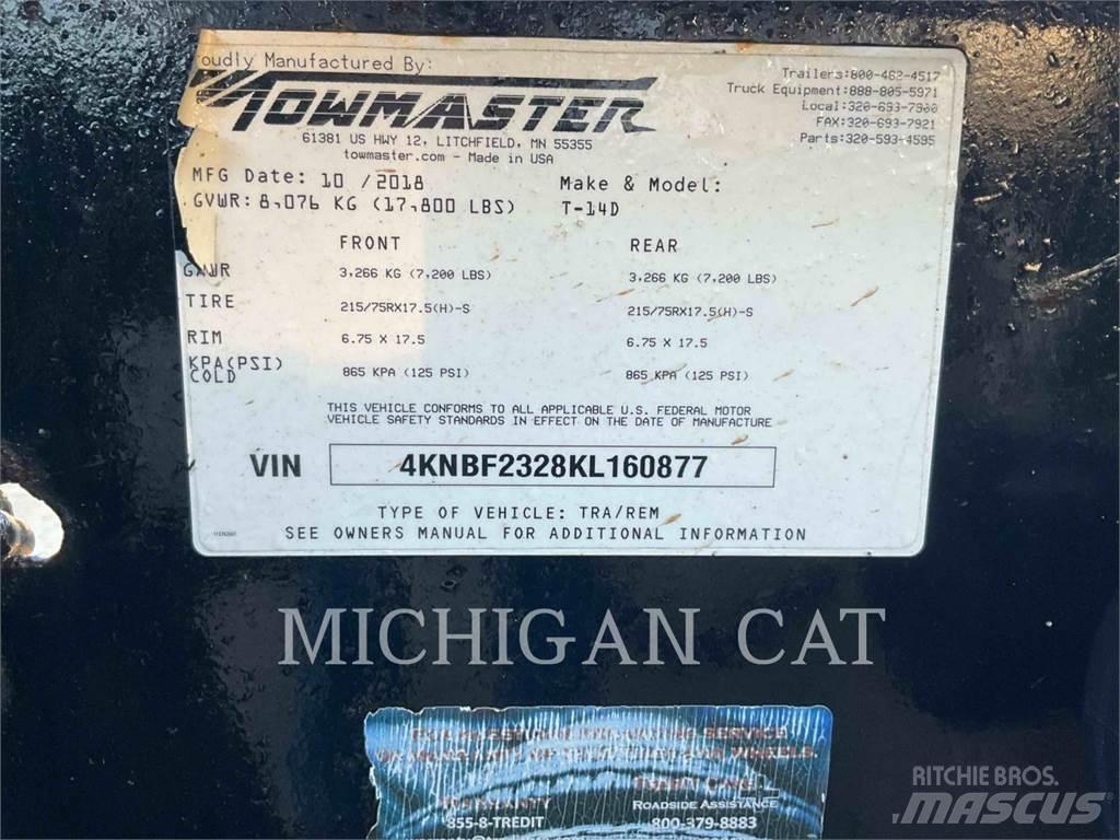 TOWMASTER T-14D 18 Andre hengere