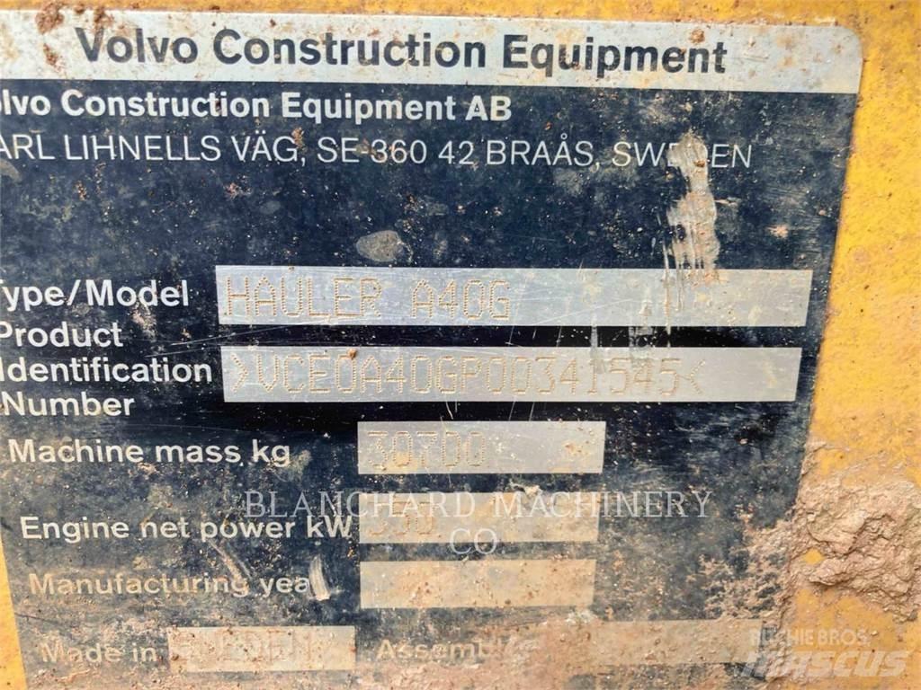 Volvo A40G Rammestyrte Dumpere