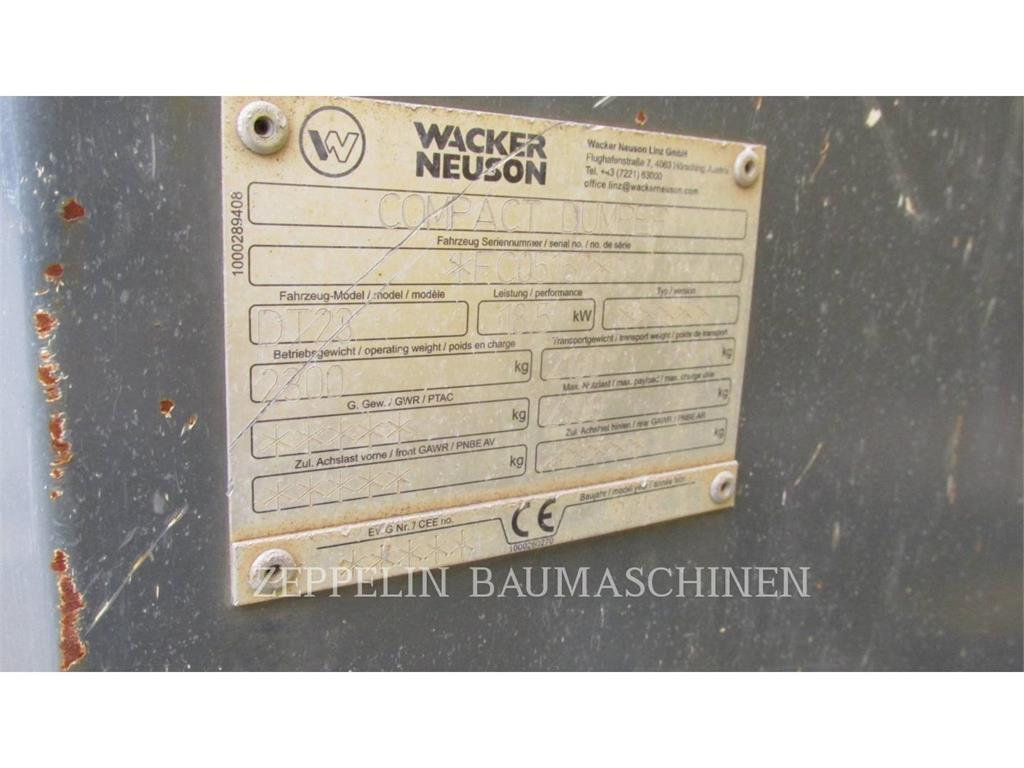 Wacker DT23 Rammestyrte Dumpere