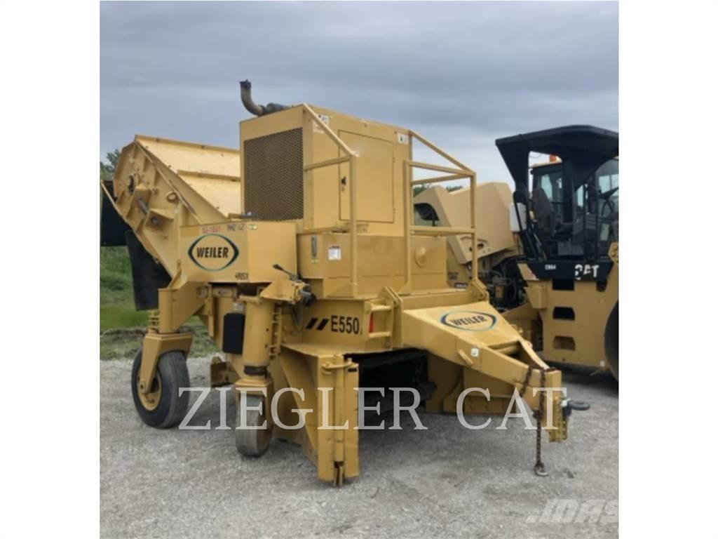 Weiler E550A Asfalt matere