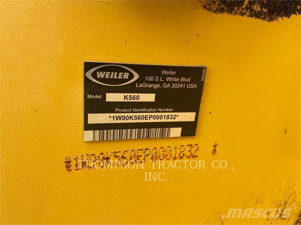 Weiler K560FV Knuckleboom lastere
