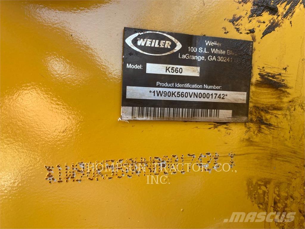 Weiler K560FV Knuckleboom lastere