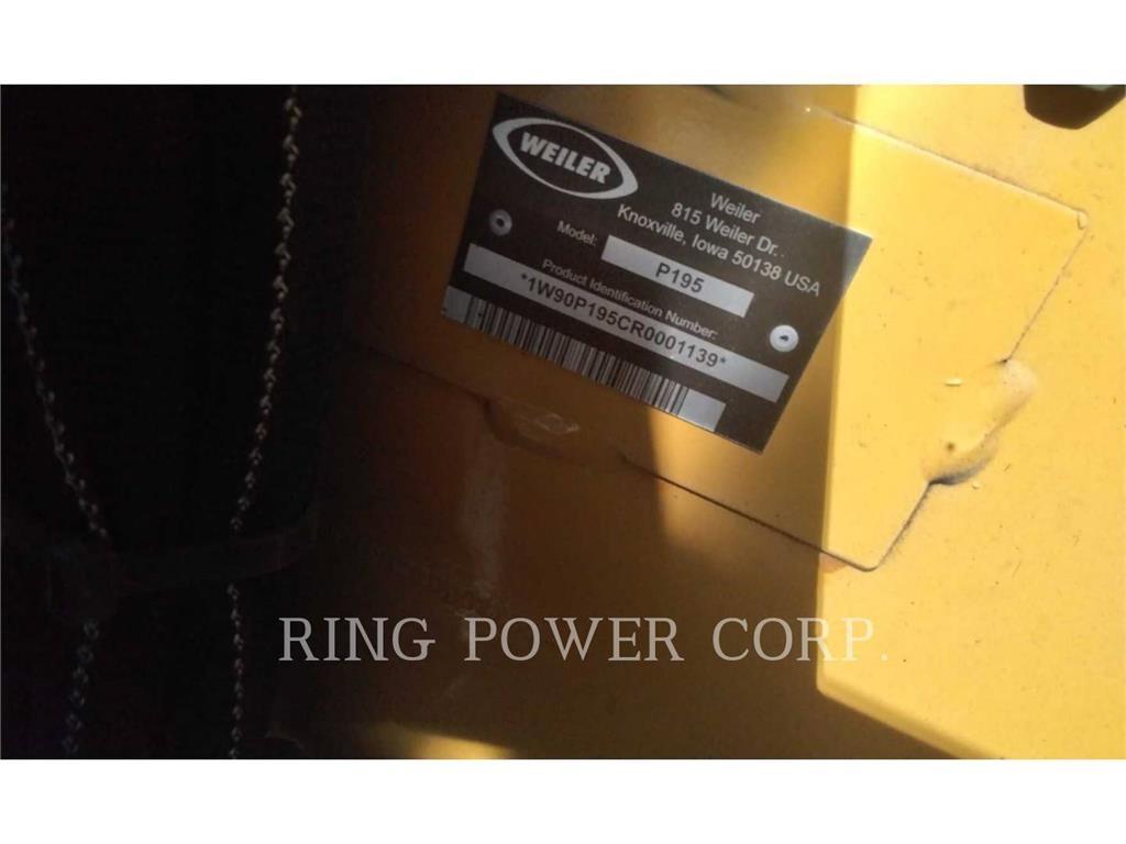 Weiler P195 Asfalt resirkulering