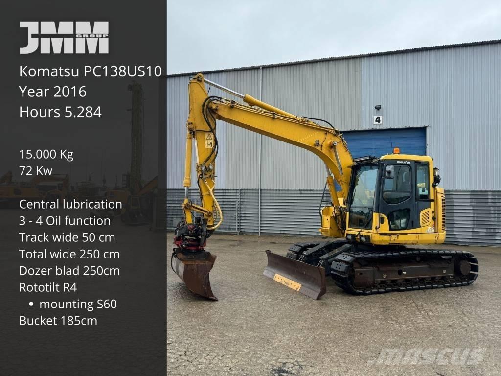 Komatsu PC 138 US-10 Beltegraver