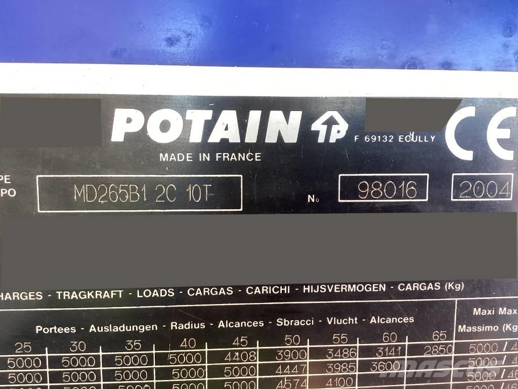 Potain MD265B1-J10 Bygge- og tårnkraner