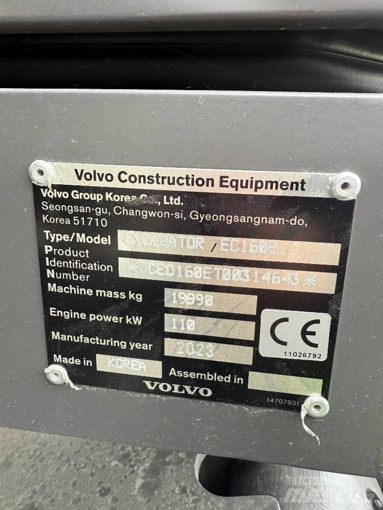 Volvo EC 160 E Beltegraver