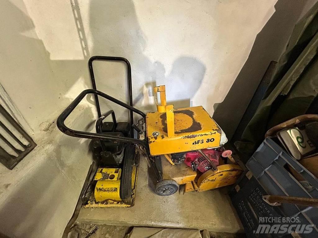 Wacker BFS80 Andre Jordforbedrings maskiner og ekstrautstyr