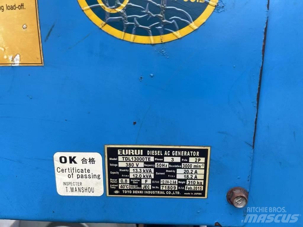 Yanmar 13.3KVA Diesel Generatorer