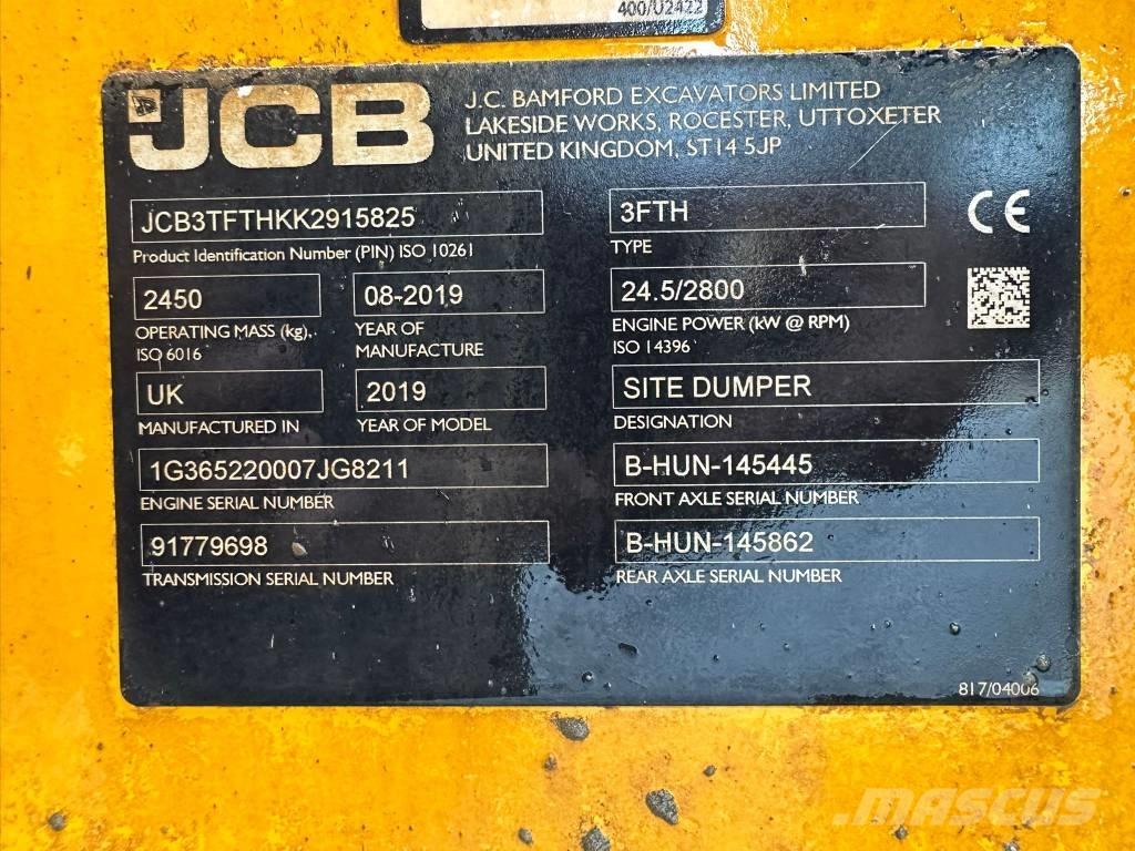 JCB 3 TFT Mini dumpere