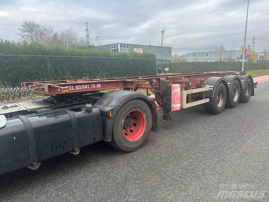 LAG 0-3-39L Containerchassis Semitrailere