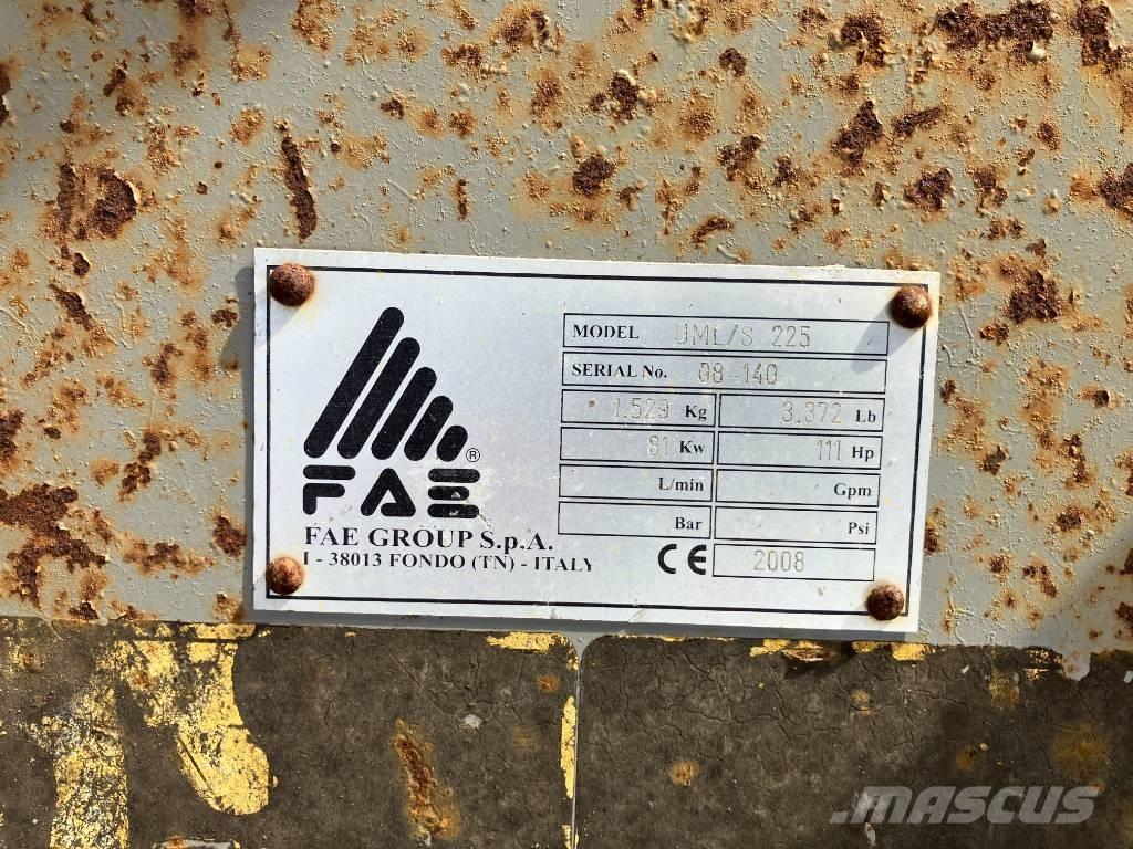 FAE UML/S 225 Rotorharver/ jordfresere
