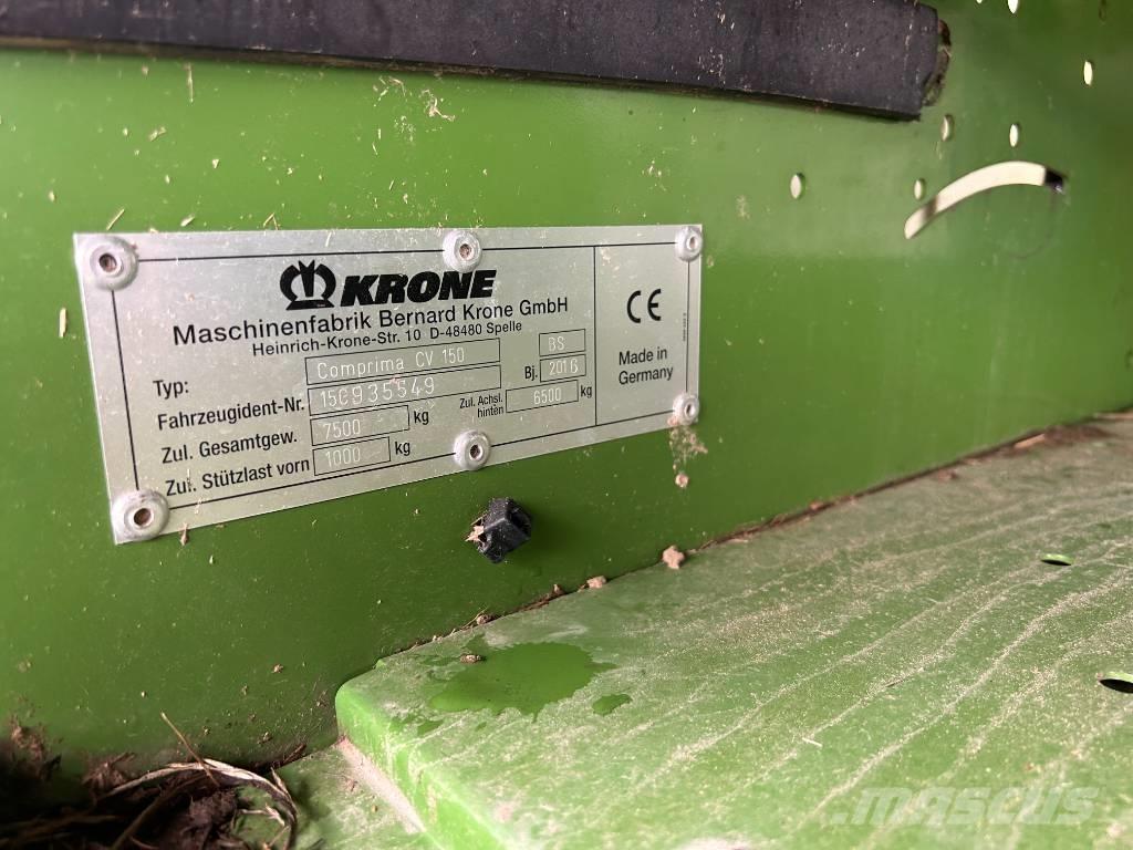 Krone CV150XC Rundballepresser