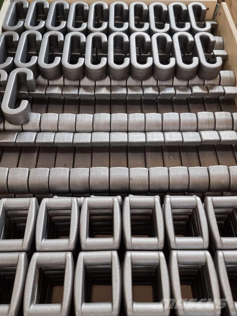 Clark Terra Belter, kjettinger og understell