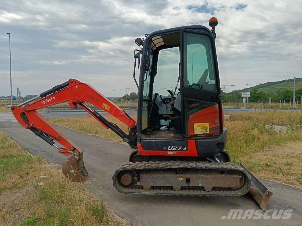 Kubota U 27-4 Minigravere <7t