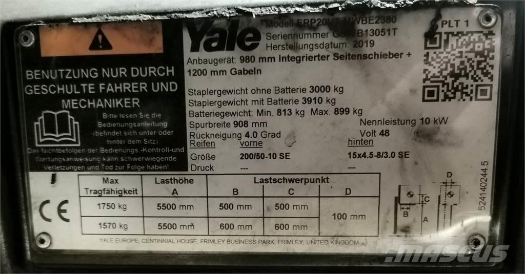 Yale ERP20VT MWB Elektriske trucker