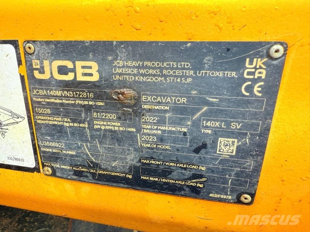 JCB 140 X Beltegraver