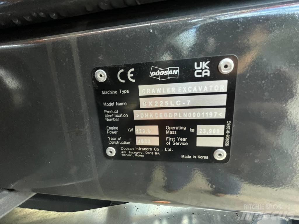 Doosan DX225LC-7 Beltegraver