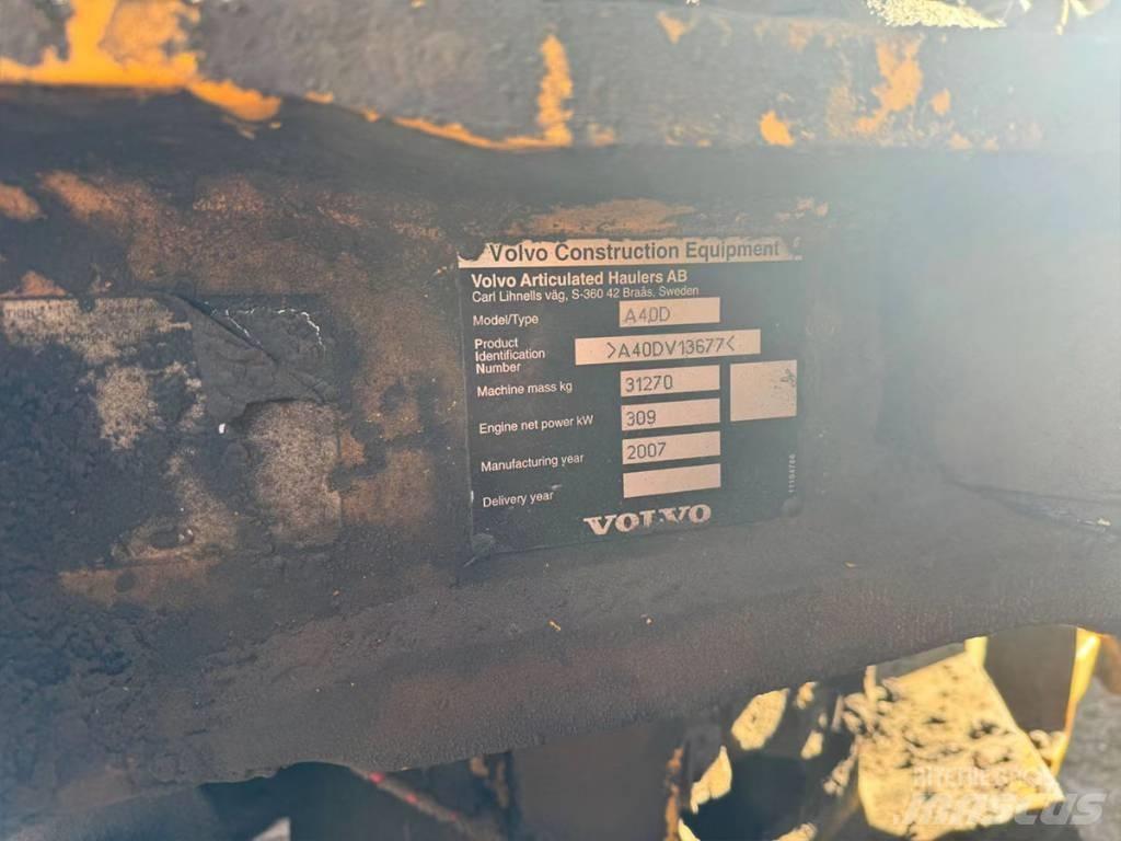 Volvo A 40 D Rammestyrte Dumpere