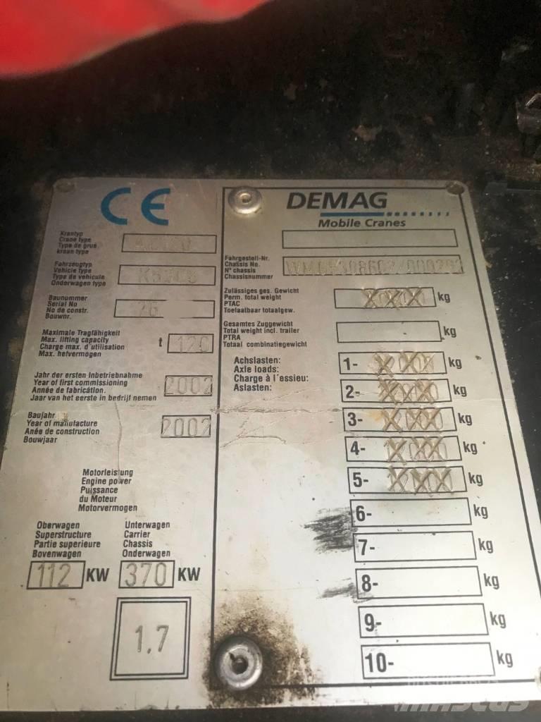 Demag AC 120 Allterreng kraner