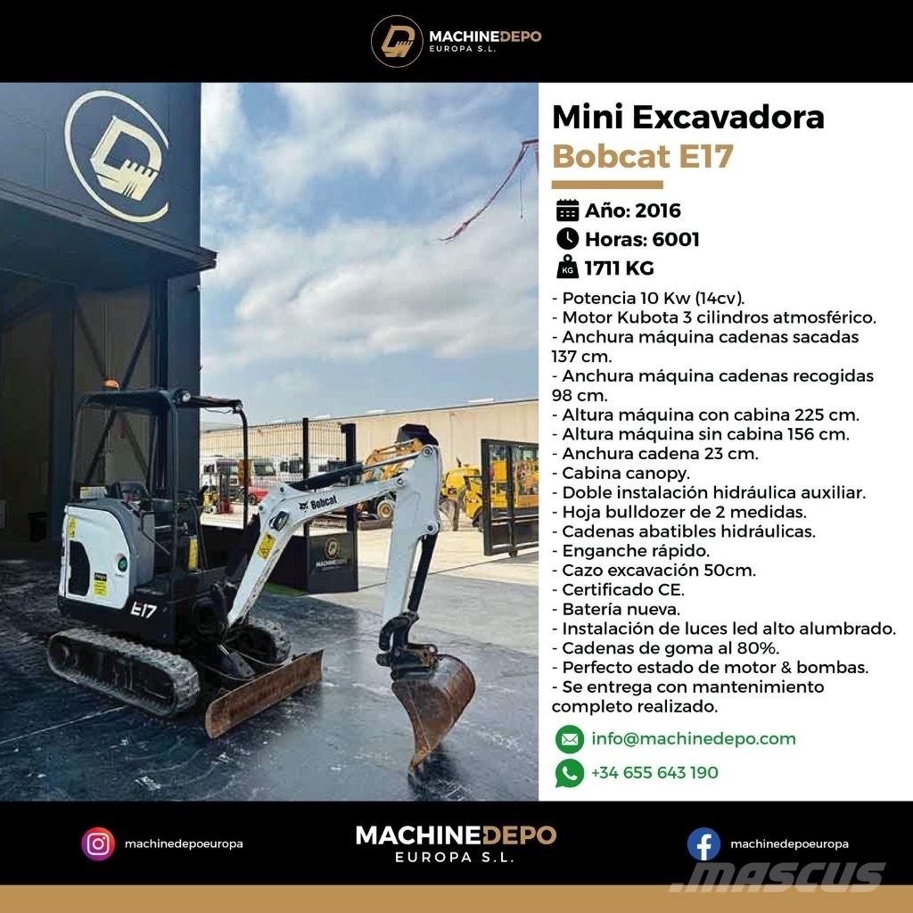 Bobcat E 17 Minigravere <7t