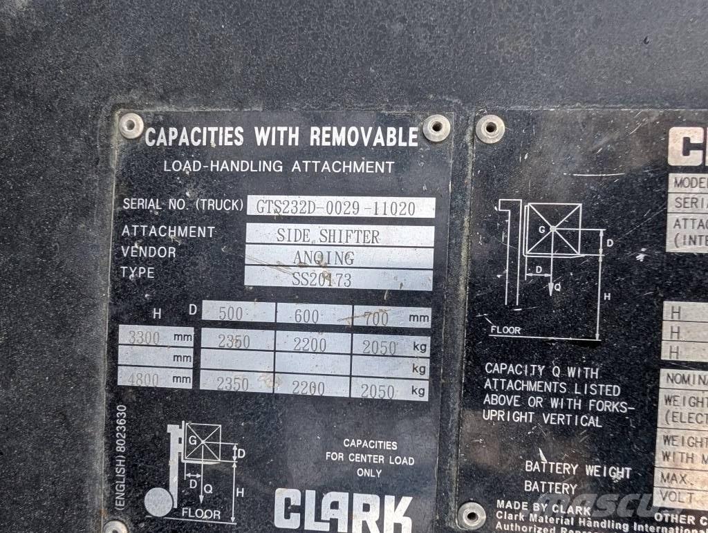 Clark GTS 25 D Diesel Trucker