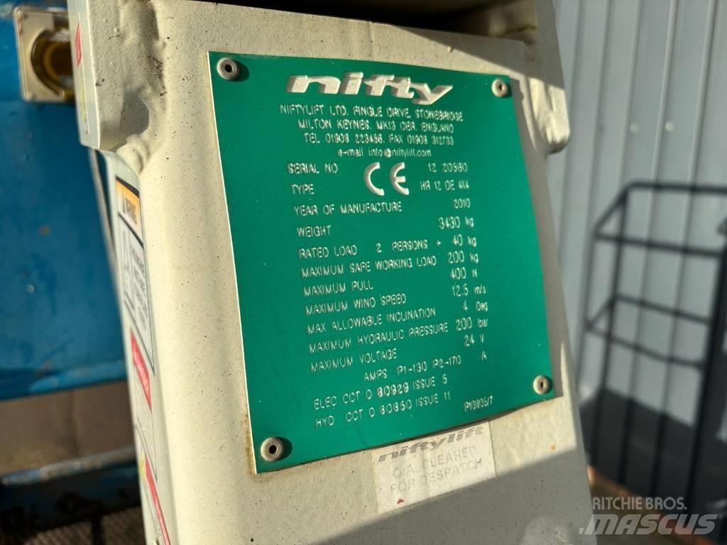 Niftylift HR 12 Leddede bomlifter
