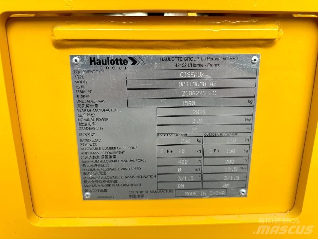 Haulotte OPTIMUM 8 Sakselifter
