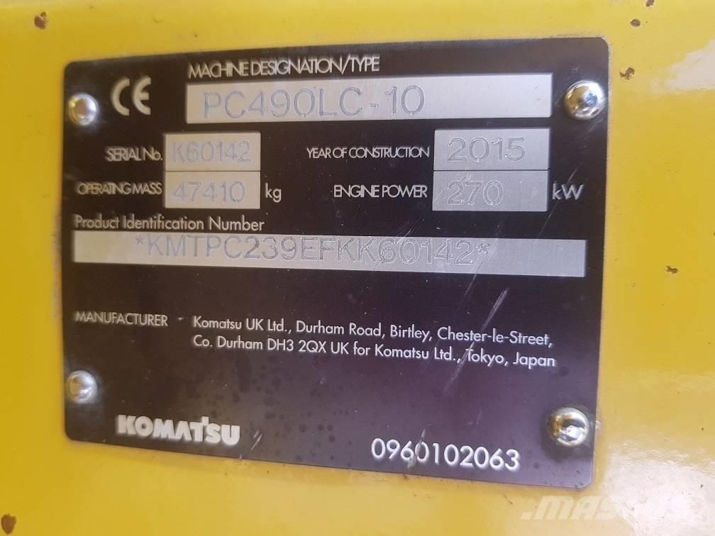 Komatsu PC 490 LC-10 Beltegraver