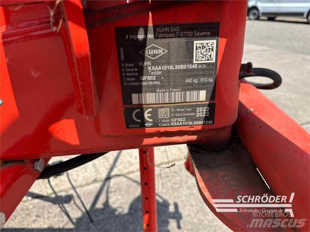 Kuhn GF 502 Raker og høyvendere