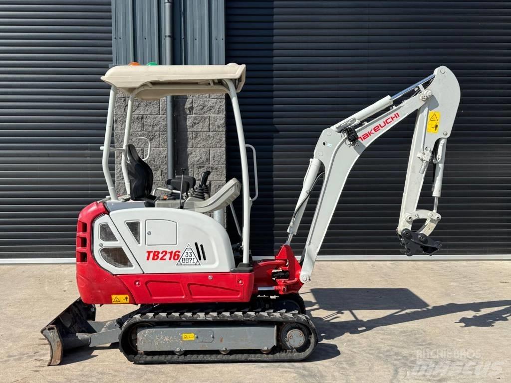 Takeuchi TB 216 Minigravere <7t