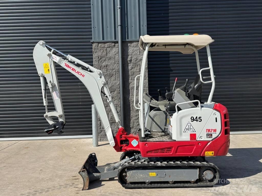 Takeuchi TB 216 Minigravere <7t