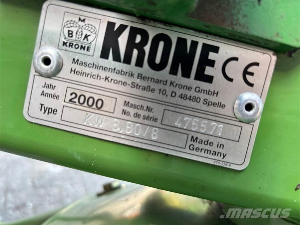 Krone KW 8.80/8 Raker og høyvendere