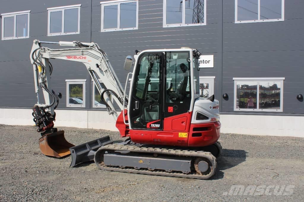 Takeuchi TB 260 Minigravere <7t