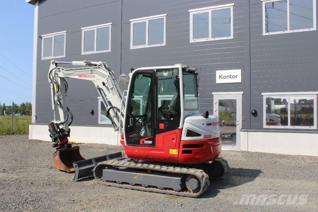 Takeuchi TB 260 Minigravere <7t