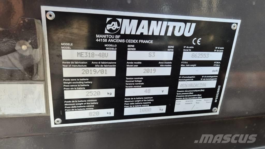 Manitou ME 318 Elektriske trucker