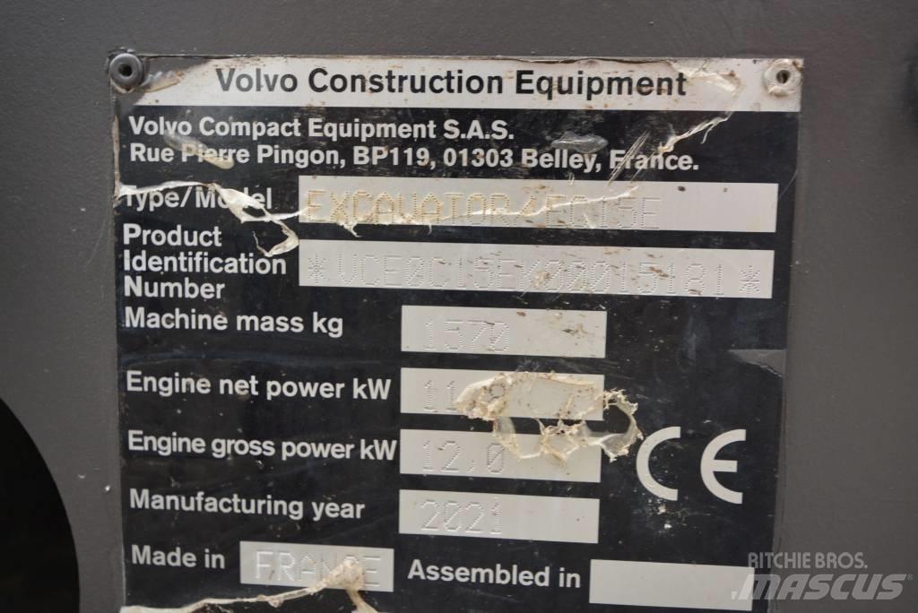 Volvo EC 15 E Minigravere <7t